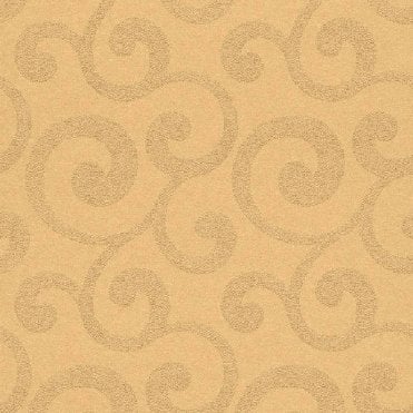 Rasch Textil | Amira Scroll Gold Wallpaper | 226118