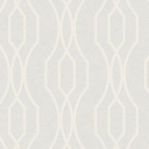 Fine Decor Exclusive Wallcoverings Aristas Glitter Trellis Silver / Grey Wallpaper by A Street Designs FD24512