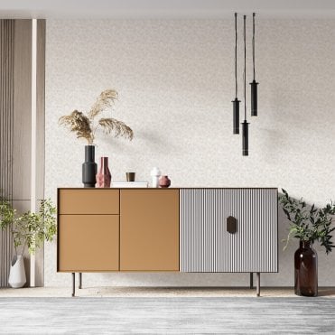 Sartoria Wallcoverings Room | Athena Texture Wallpaper Neutral LT7705 | Limetree