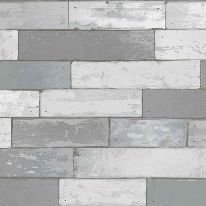 Berkeley Rustic Wood Panels Silver by Holden Decor 98463