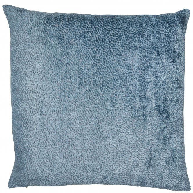 Bingham Blue Textured 56cm Square Cushion from Malini