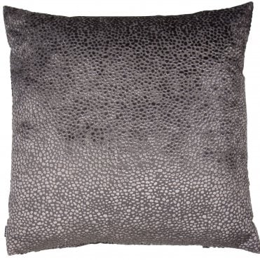 Bingham Silver Textured 43cm Square Cushion from Malini