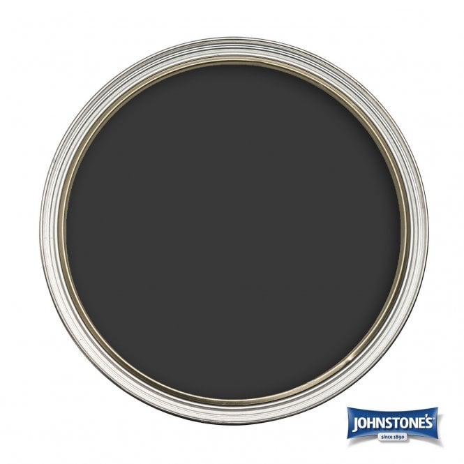 Black Soft Sheen Emulsion - Johnstones Wall and Ceiling Paint