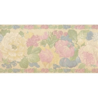 Botanica Pastel Floral 10 Metre Border by John Wilman 189350
