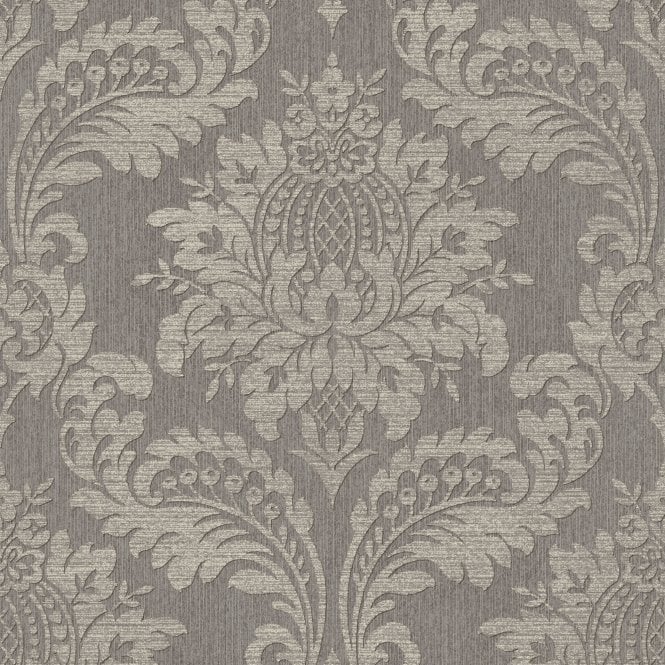 Boutique Archive Damask Taupe Wallpaper by Graham & Brown 119970