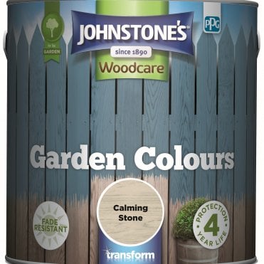 Calming Stone Garden Colours Paint Can - Johnstone's Woodcare