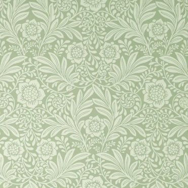 Camille Classic Floral Wallpaper Sage by Crown Archive M1744