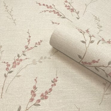 Belgravia Decor Roll | Carmella Floral Wallpaper Pink GB 7153 | Zambaiti Parati