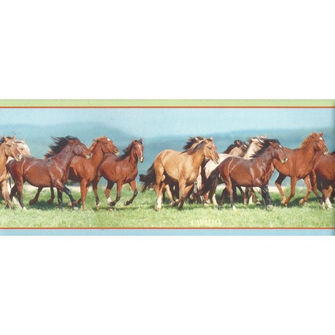 Cavallo Running Horses Border by AS Creation 7488-12