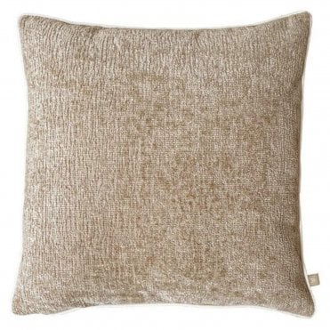 C204 | Chenille Beige 50cm Square Cushion From Belgravia Decor | Product