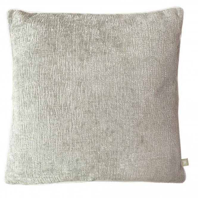 Chenille Grey 50cm Square Cushion from Belgravia Decor