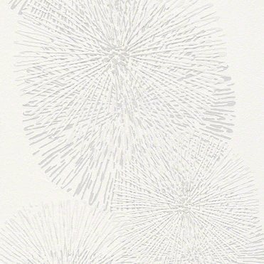 AS Creation Pattern | Chrysanthemum White Wallpaper | 94359-1