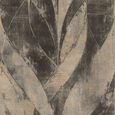 Rasch Pattern | Concrete Shimmer Braided Wallpaper Black 520071 | Concrete