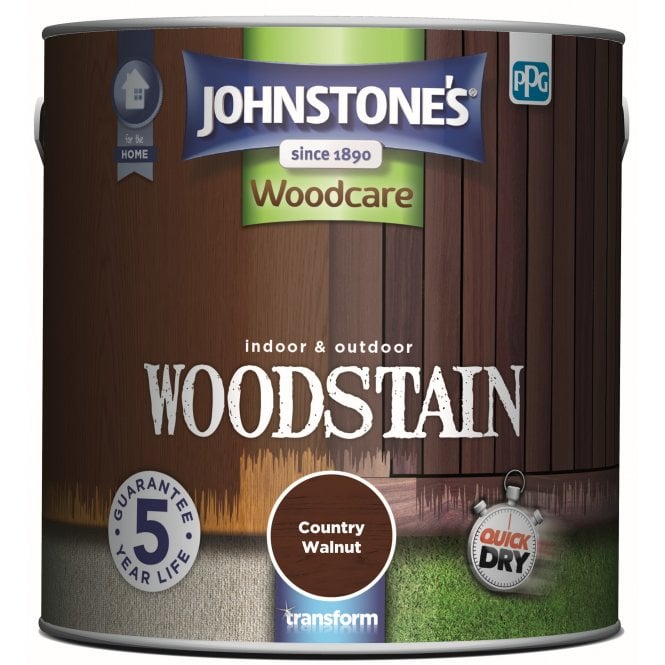Country Walnut Satin - Johnstone's Indoor & Outdoor Woodstain
