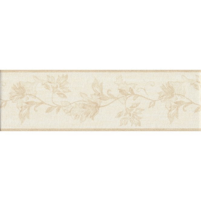 Delicate Leaf Trail Natural Border by GranDeco V159-01