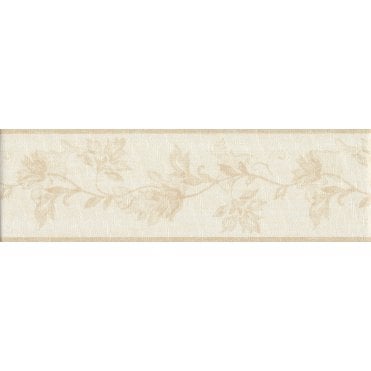 Delicate Leaf Trail Natural Border by GranDeco V159-01