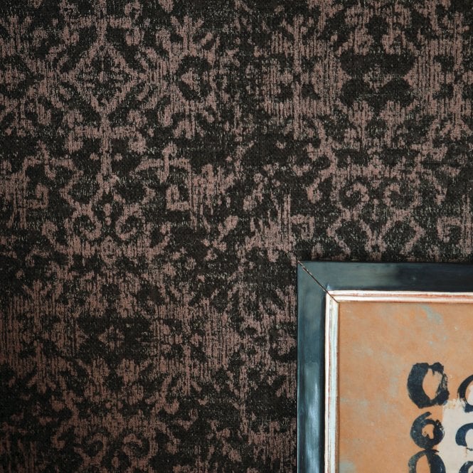 Desert Lodge Ethno Black Wallpaper by AS Creation 38521-2