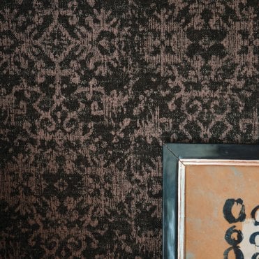 Desert Lodge Ethno Black Wallpaper by AS Creation 38521-2