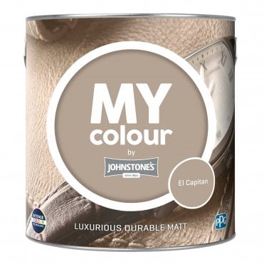MY Colour | El Capitan Durable Matt Emulstion Paint 2.5L Can | Johnstone's Paint from PPG