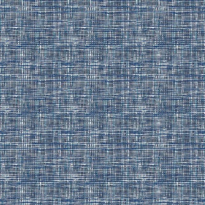 Fabric Touch Rattan Weave Blue Wallpaper by design id FT221250