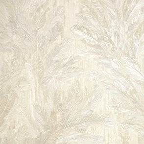 Vymura Wallcoverings Gianni Trailing Feather Cream Wallpaper by Vymura M95695