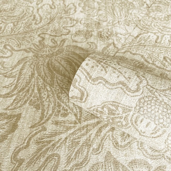 Giovanna Trail Wallpaper Beige by Belgravia Décor GB 4812
