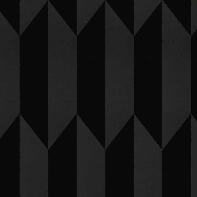 Graphic Groove Black Metallic Wallpaper by COSMO Living 79086-8