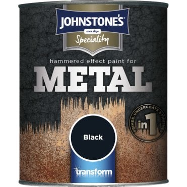 Hammered Paint For Metal Black - Johnstone's Speciality Paint