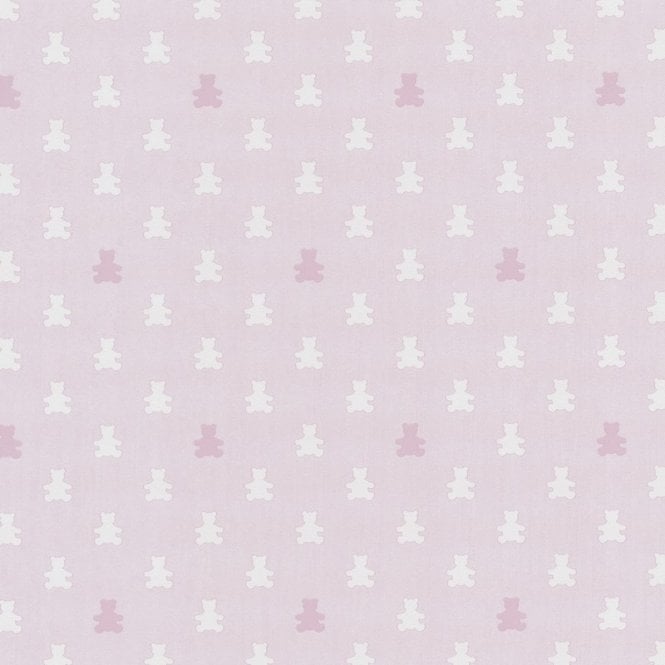 Happy Kids Pastel Pink Teddy Bear Wallpaper by P+S International 05695-20