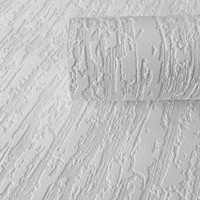 Heavy Bark White Blown Vinyl Wallpaper by A.S. Creation 2409-10