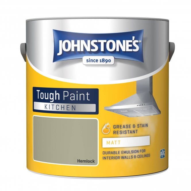 Hemlock Matt Emulsion - Johnstones Kitchen Matt Wall and Ceiling Paint