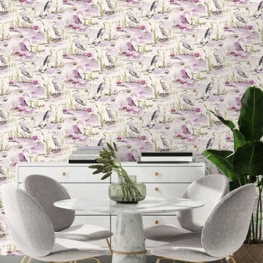 Tancho Heather / Lime Wallpaper | Holden 98632