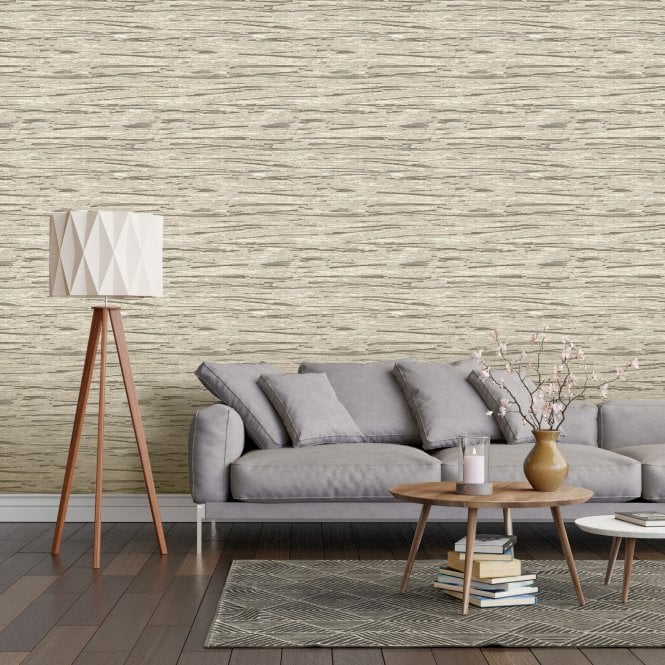 Horizon Stone Taupe Wallpaper by Debona 9040