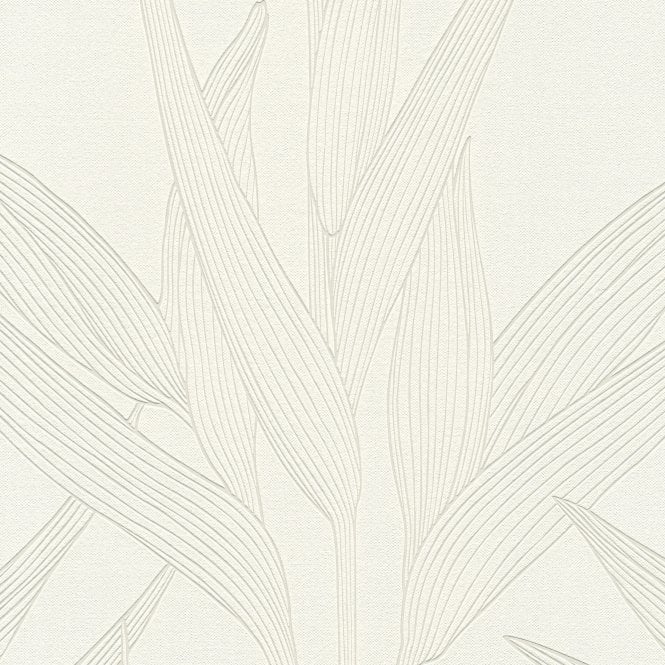 Hygge Grasses White / Pearl Wallpaper by AS Creation 36123-4