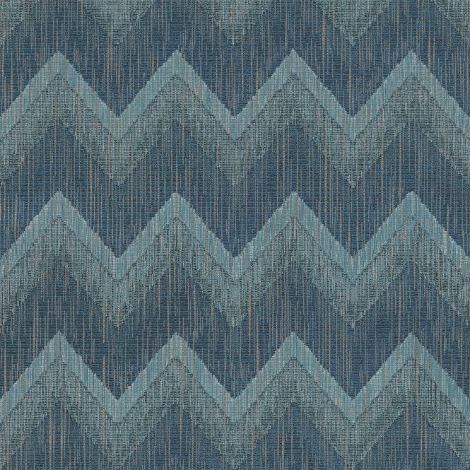 Infinity Chevron Teal Wallpaper by Grandeco Vertical Art IF3003
