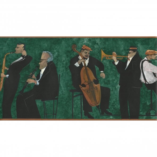 Jazz Band Green Border By Imperial 241B63509