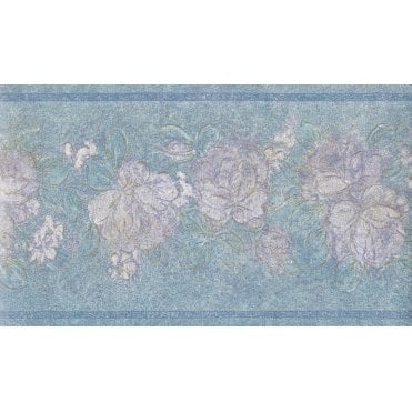 Julianna Floral Blue 10 Metre Border by John Wilman 524458