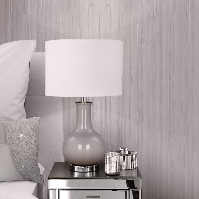 KM Esther Texture Truffle Heavyweight Embossed Foil Wallpaper by Kylie Minogue at Home 709014
