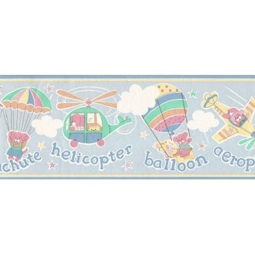 Landing Blue 10 Metre Border by Coloroll 209454