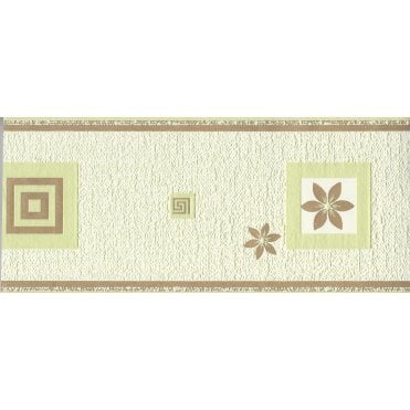 Laverna Motif Beige / Green Border By AS Creation 5360-44