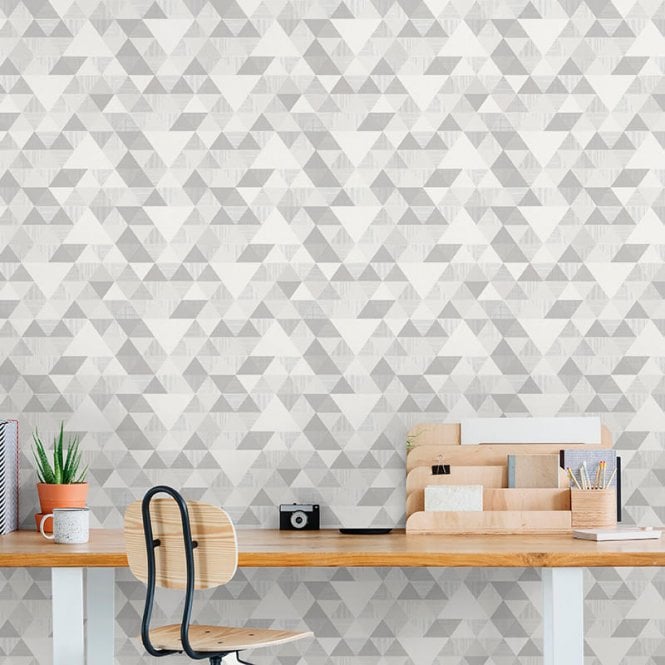 Lisette Grey Wallpaper by Grandeco Life IW 3004