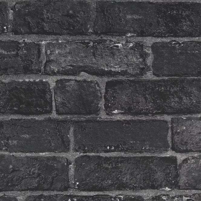 Loft Black Wallpaper by Superfresco Easy 117810
