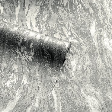 Luxe Texture Pewter Wallpaper by Arthouse 299102