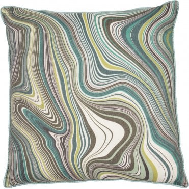 Marble Green Cushion | Malini