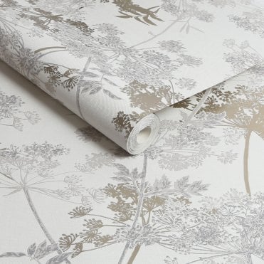 Meadow Grey Blown Vinyl Wallpaper by Superfresco 128148