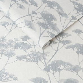 Graham & Brown Superfresco Easy Meadow Silhouette - Blue / Grey Wallpaper by Superfresco Easy 115093