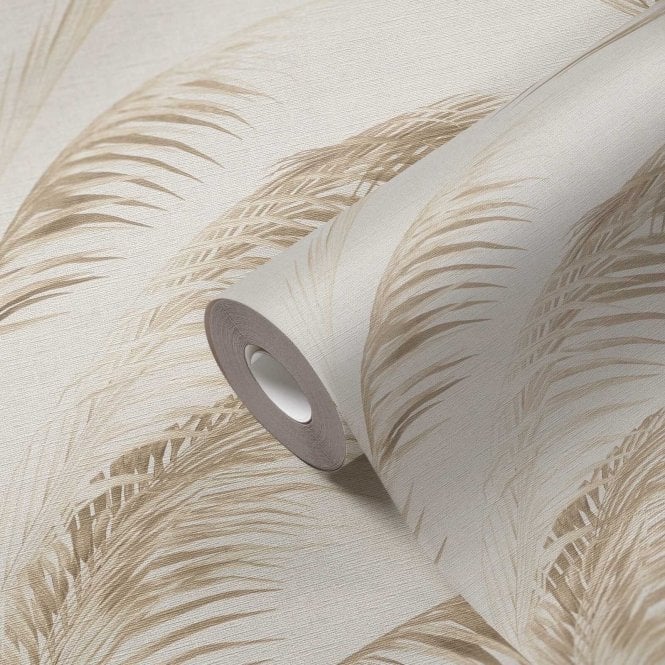 Metropolis Palm Jungle Natural Beige Wallpaper by Michalsky Living 6 39980-1