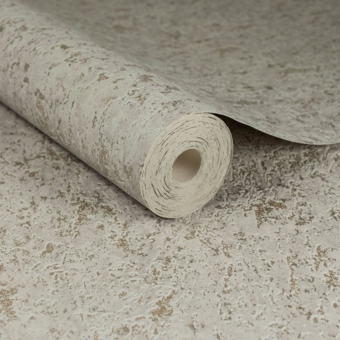 Milan Texture Taupe Blown Vinyl Wallpaper by Superfresco 100490