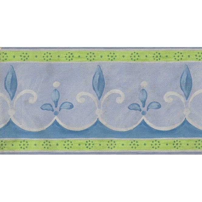 Minette Fleur De Lys Lilac Self Adhesive Border 354451