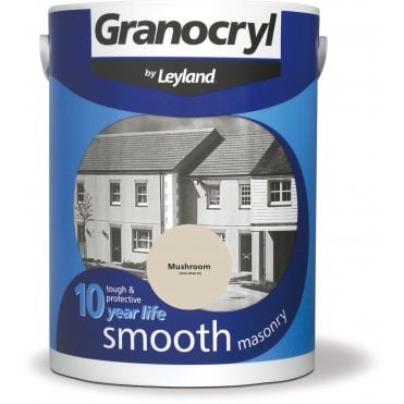 Mushroom Smooth Masonry Paint - Granocryl By Leyland